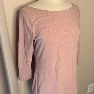 H&M Light Pink Long Sleeve Top
